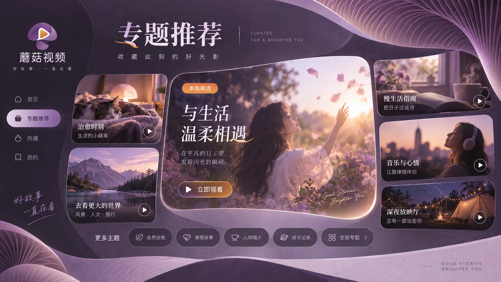 蘑菇视频品牌词与官网词关系整理